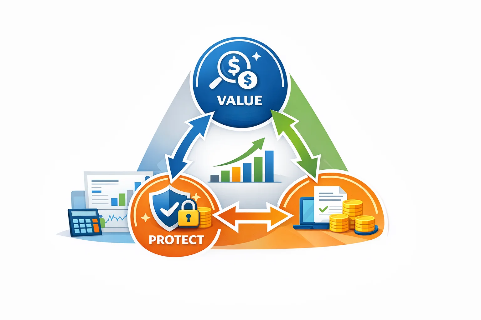 business finance business valuation calculator