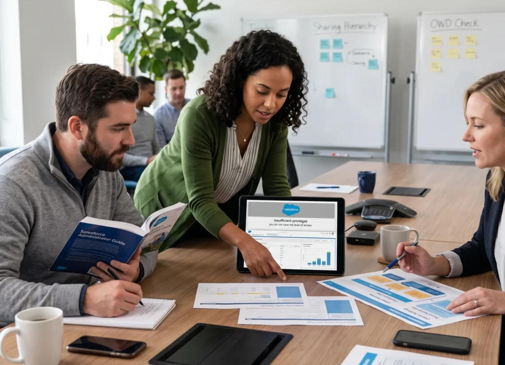 salesforce insufficient privileges