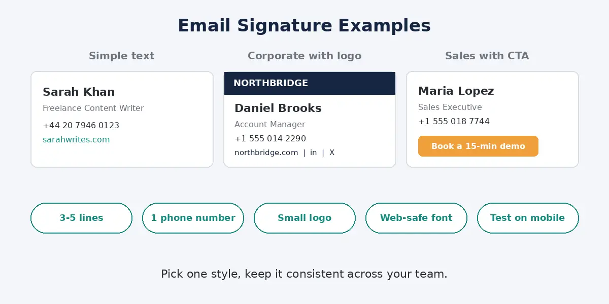 email signature examples