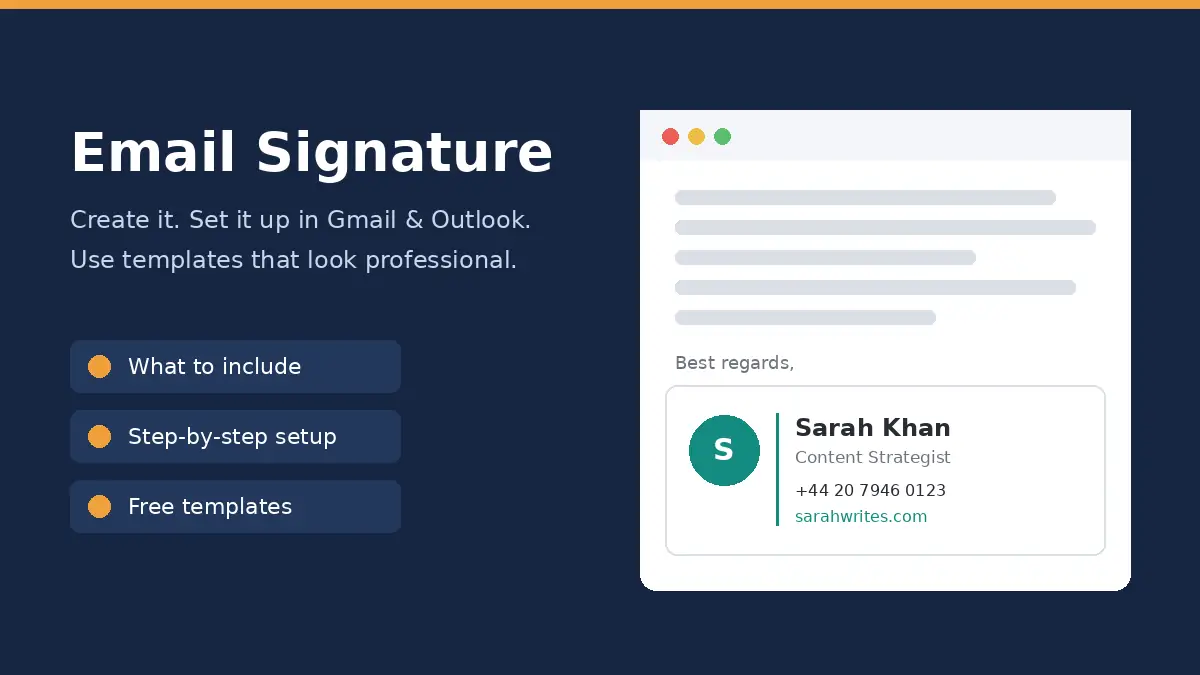 Email Signature